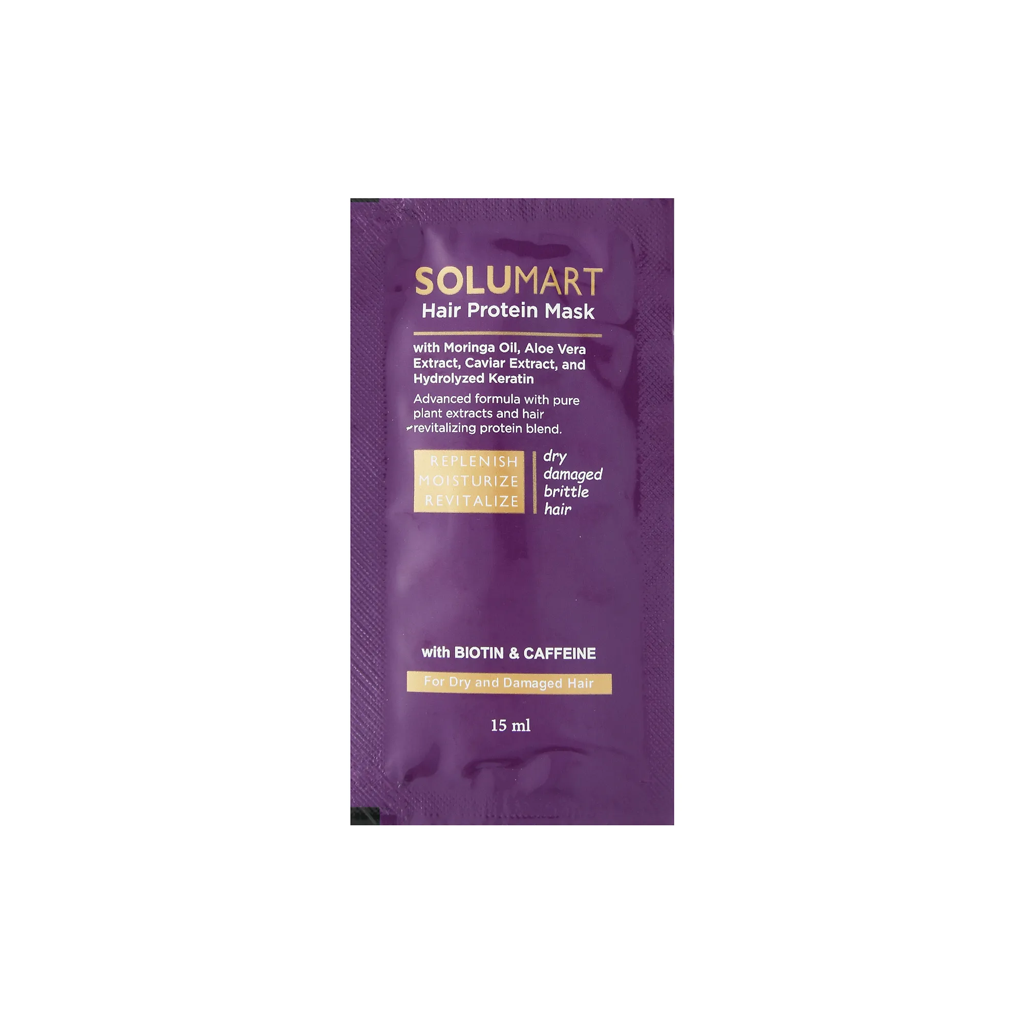 Solumart Hair Protein Mask Purple - Sachet 15ml