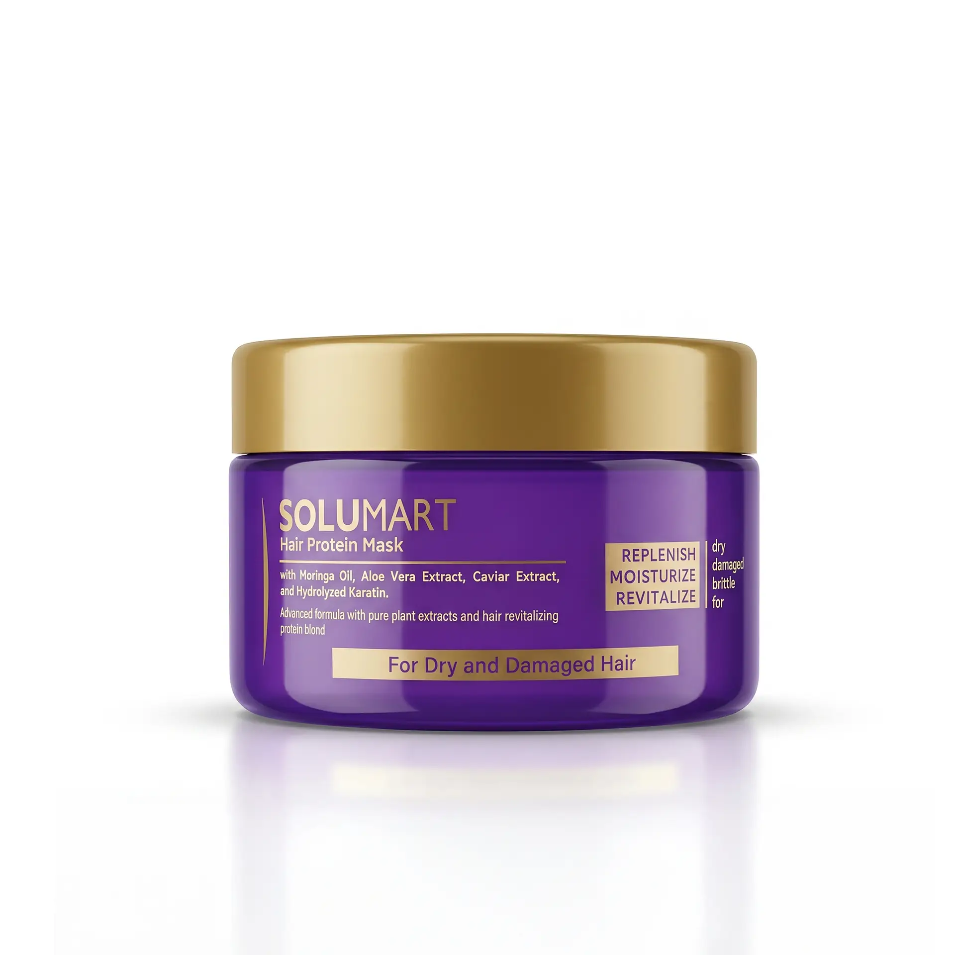 Solumart Hair Mask for Dry, Frizzy, and Brittle Hair 200ml