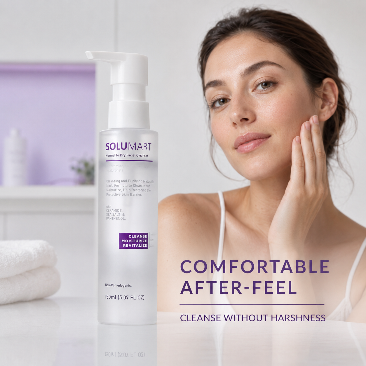 Solumart Normal to Dry facial Cleanser - Image 12