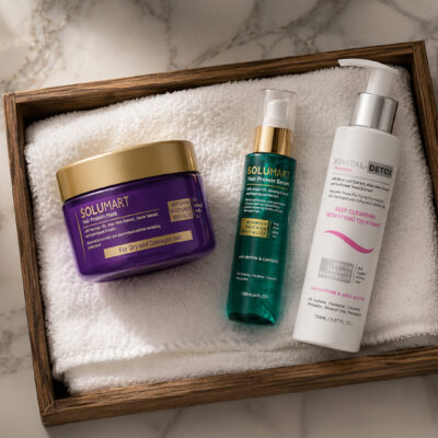 serum 120 + solumart putple mask 200 + rovital_ shampoo 2